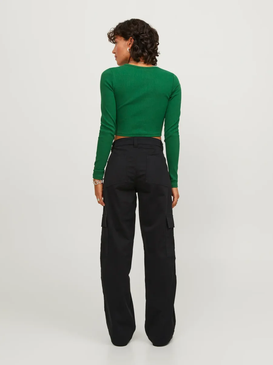 JXKENDAL PANTALONE CARGO NERO - immagine 4