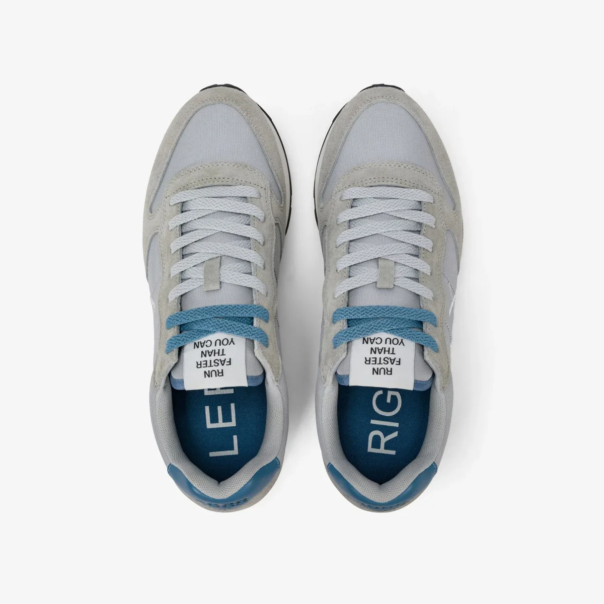 Sneaker Tom in nylon e suede grigio chiaro - immagine 6