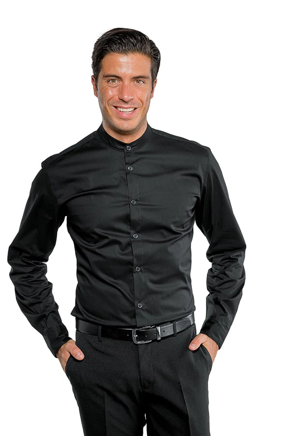 M OFFERTA Camicia Detroit unisex Stretch Nera