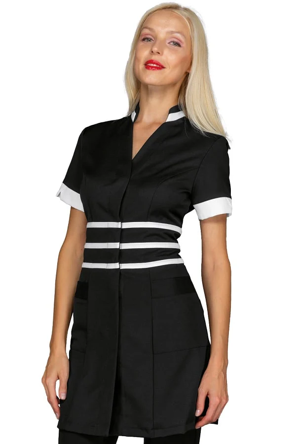 XL OFFERTA Casacca Cheyenne nera e bianca boheme - immagine 2