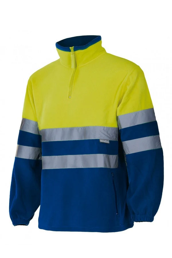 Pile alta visibilità bicolor Zip Collo - immagine 6