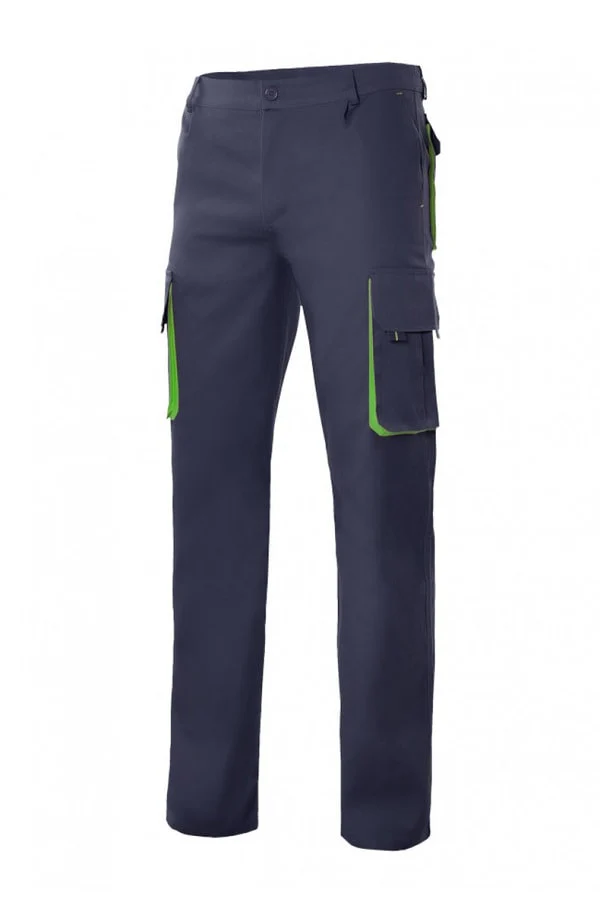 Pantaloni Blu bicolore multitasche 190 - immagine 5