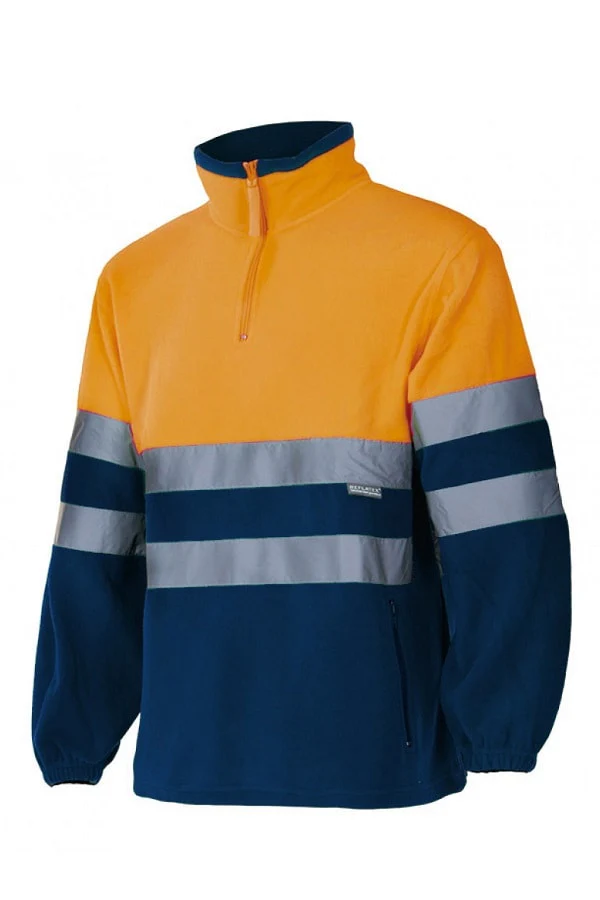 Pile alta visibilità bicolor Zip Collo - immagine 7