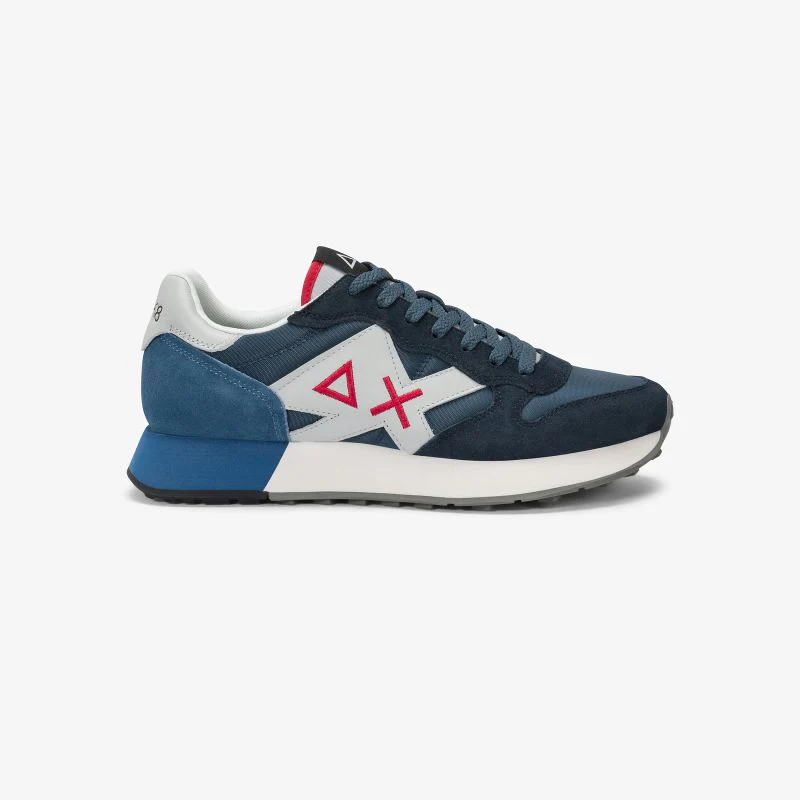 Sneaker Jaki 2.0 Solid in nylon e suede blu navy - immagine 3
