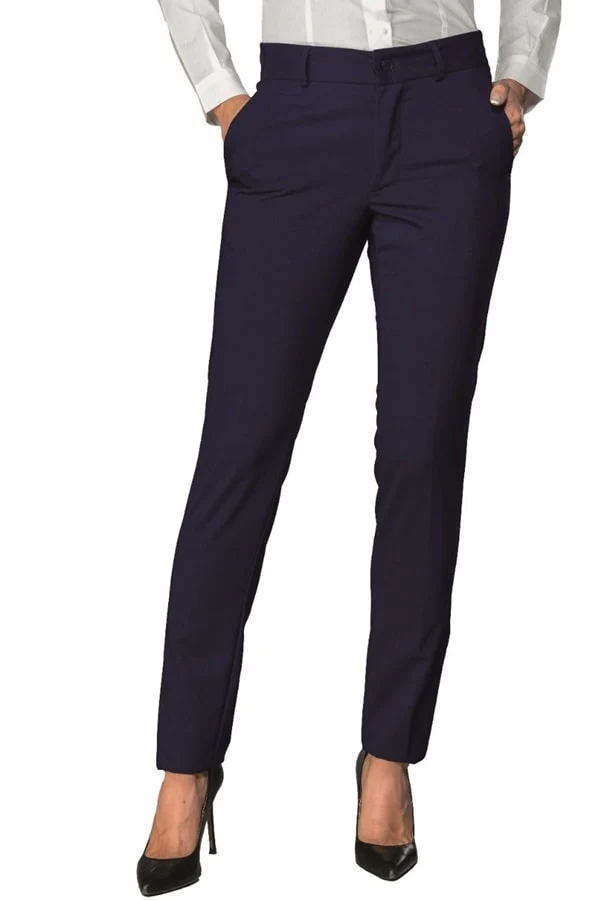 42 OFFERTA Pantalone Unisex Seattle Super Stretch non stiro Blu - immagine 2